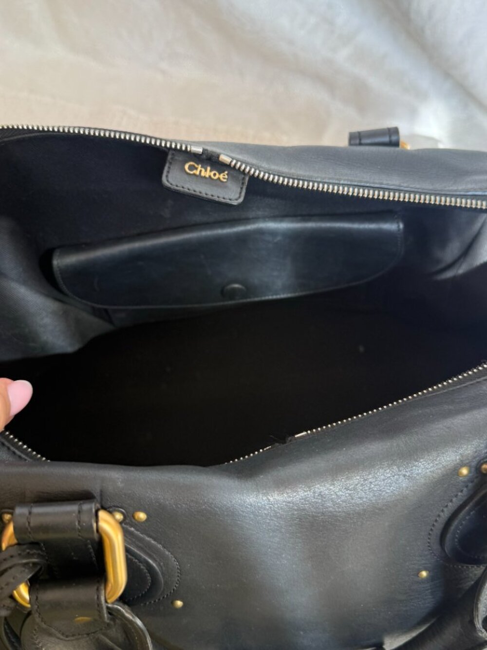 CHLOE Paddington leather satchel - Picture 9 of 15